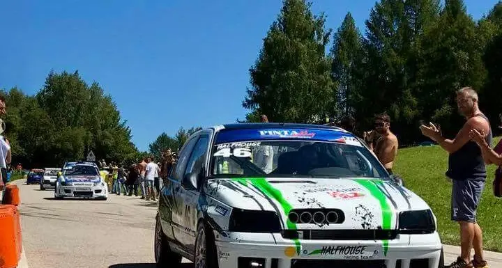 Denis Mezzacasa primo di classe alla cronoscalata del Nevegal