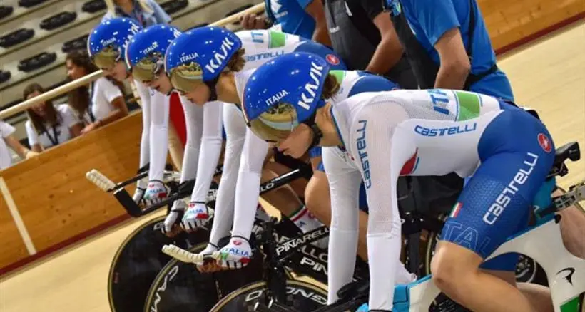 Mondiali jr. su pista, record per il quartetto della Paternoster
