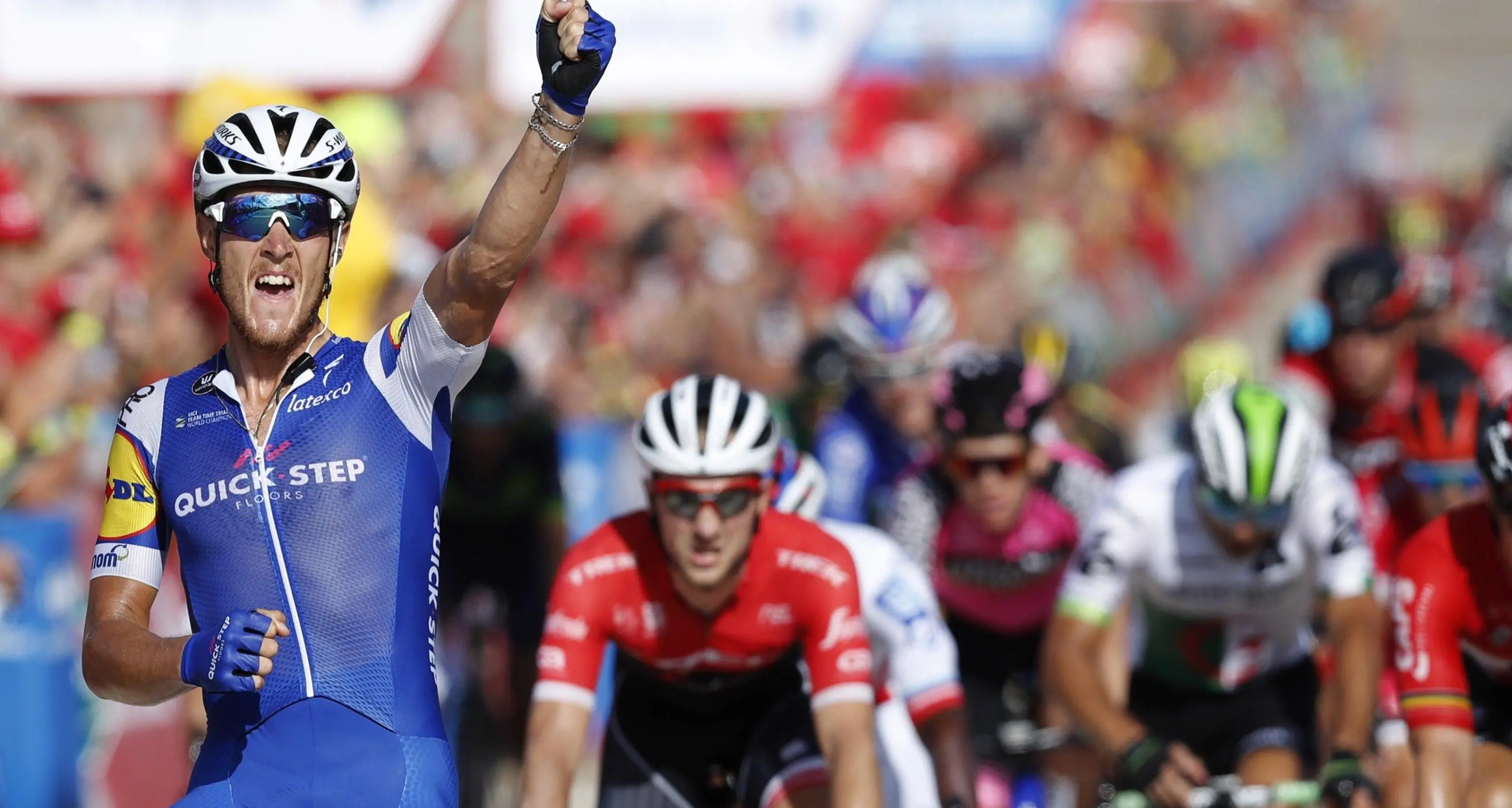 Alla Vuelta la zampata di Matteo Trentin