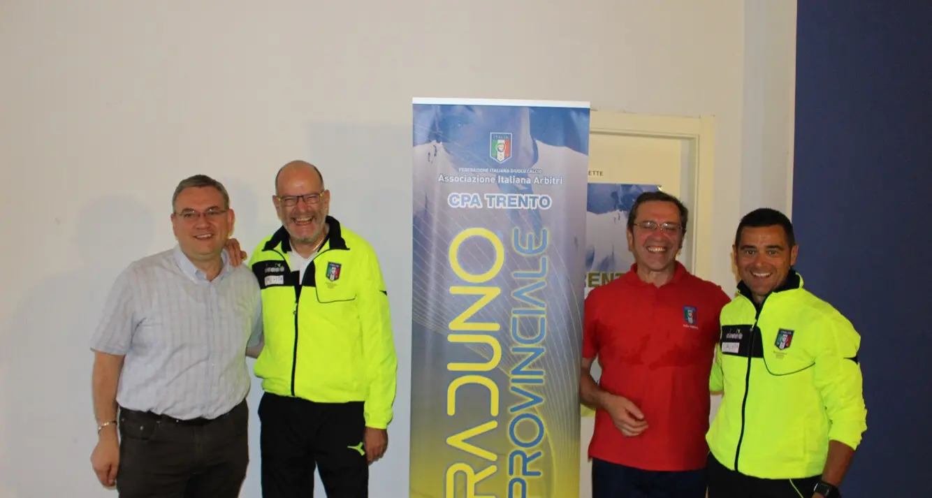 Arbitri trentini a Storo in memoria di Scaglia
