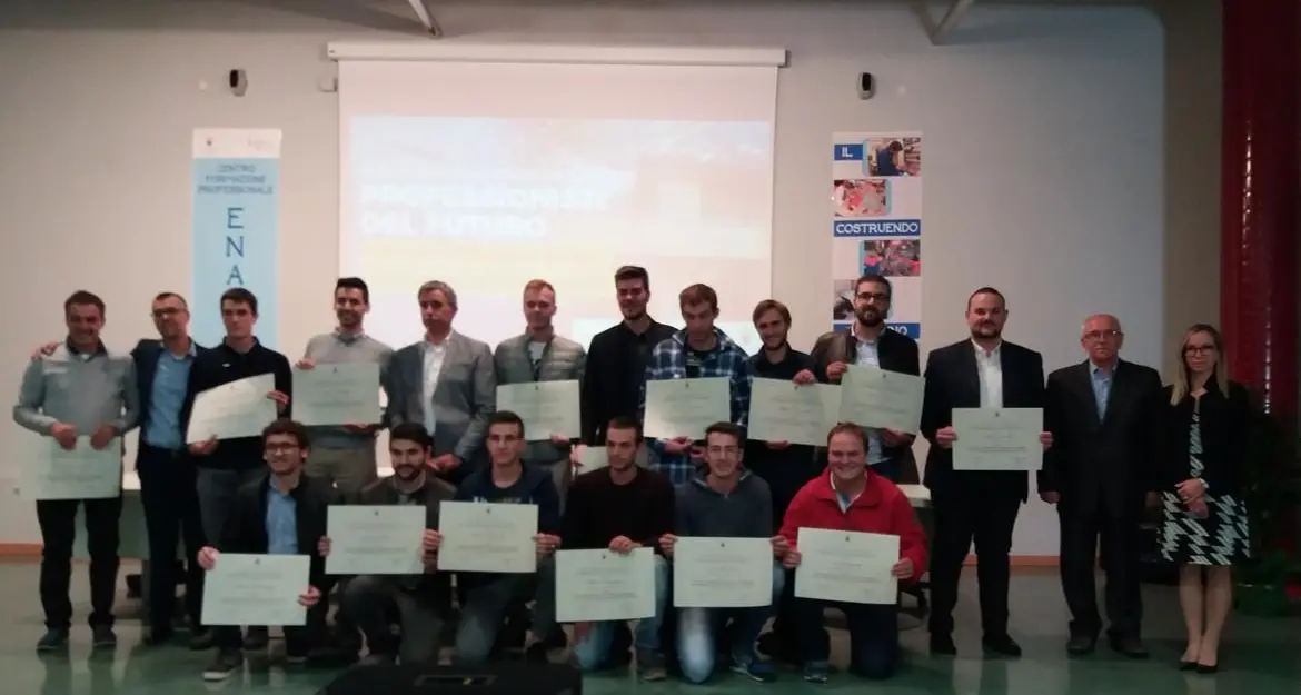 Alta formazione professionale: al Cfp di Villazzano 38 nuovi diplomati