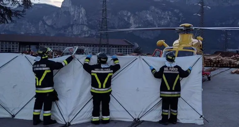 È morto Bruno Corrà, l’84enne travolto e schiacciato dal muletto