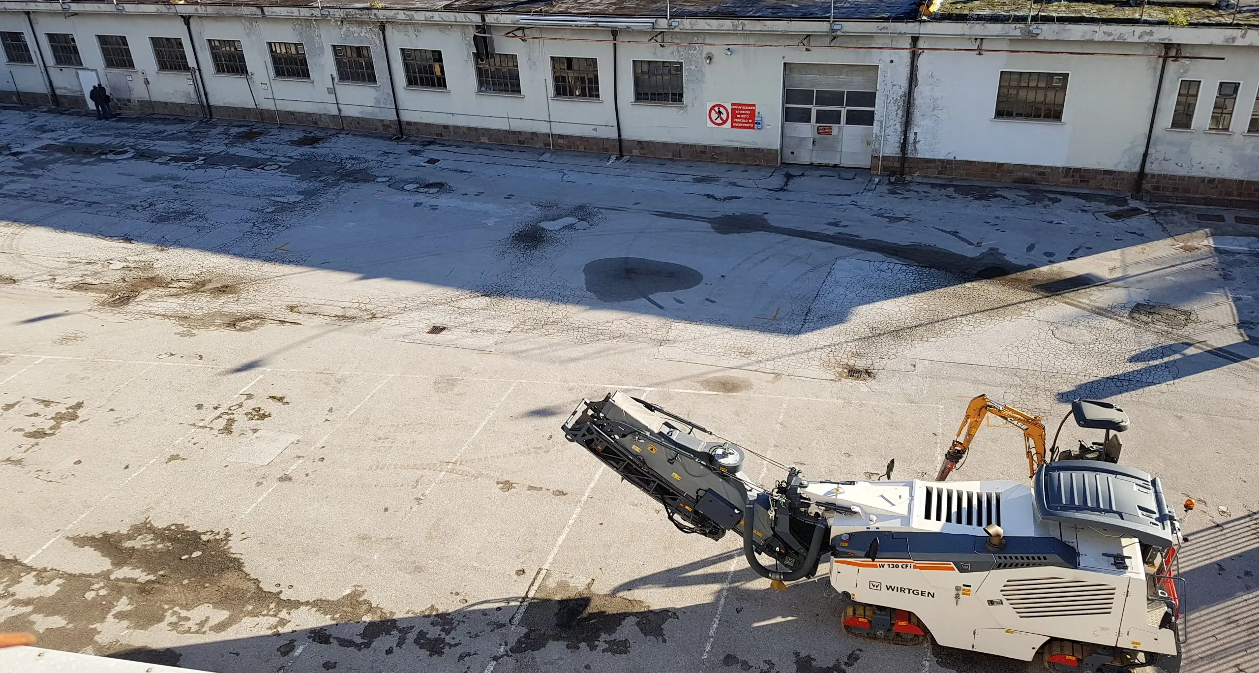 Ex Atesina, un parcheggio per ottanta posti auto