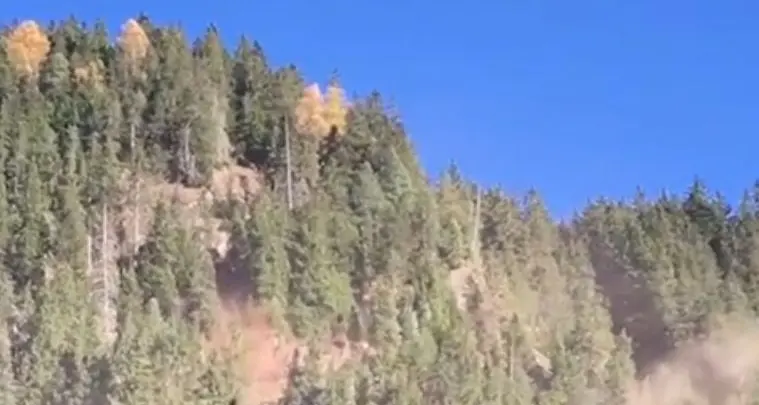 Canazei, il vento abbatte 100 alberi