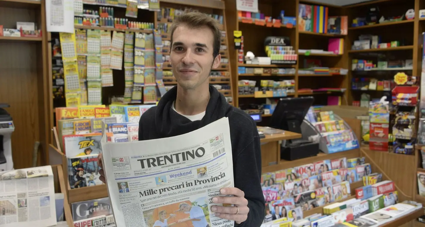 Il ragioniere appassionato decide di fare l’edicolante