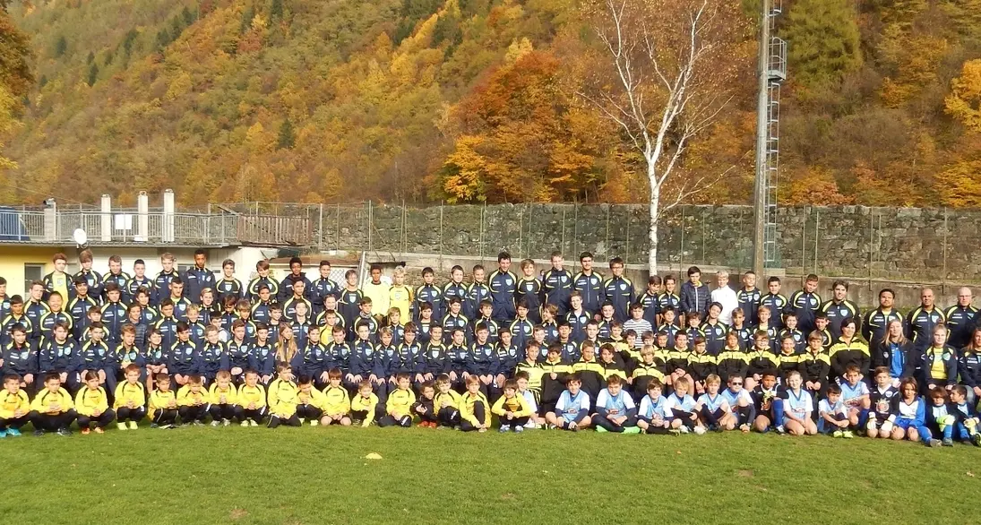 I 300 ragazzini dell’Alta Valsugana Calcio