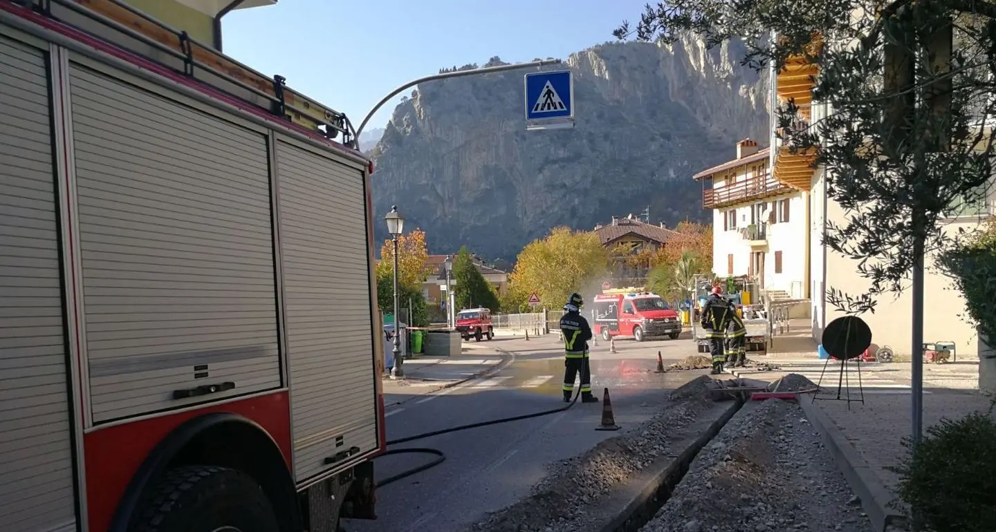 Massone, allarme per la fuga di gas