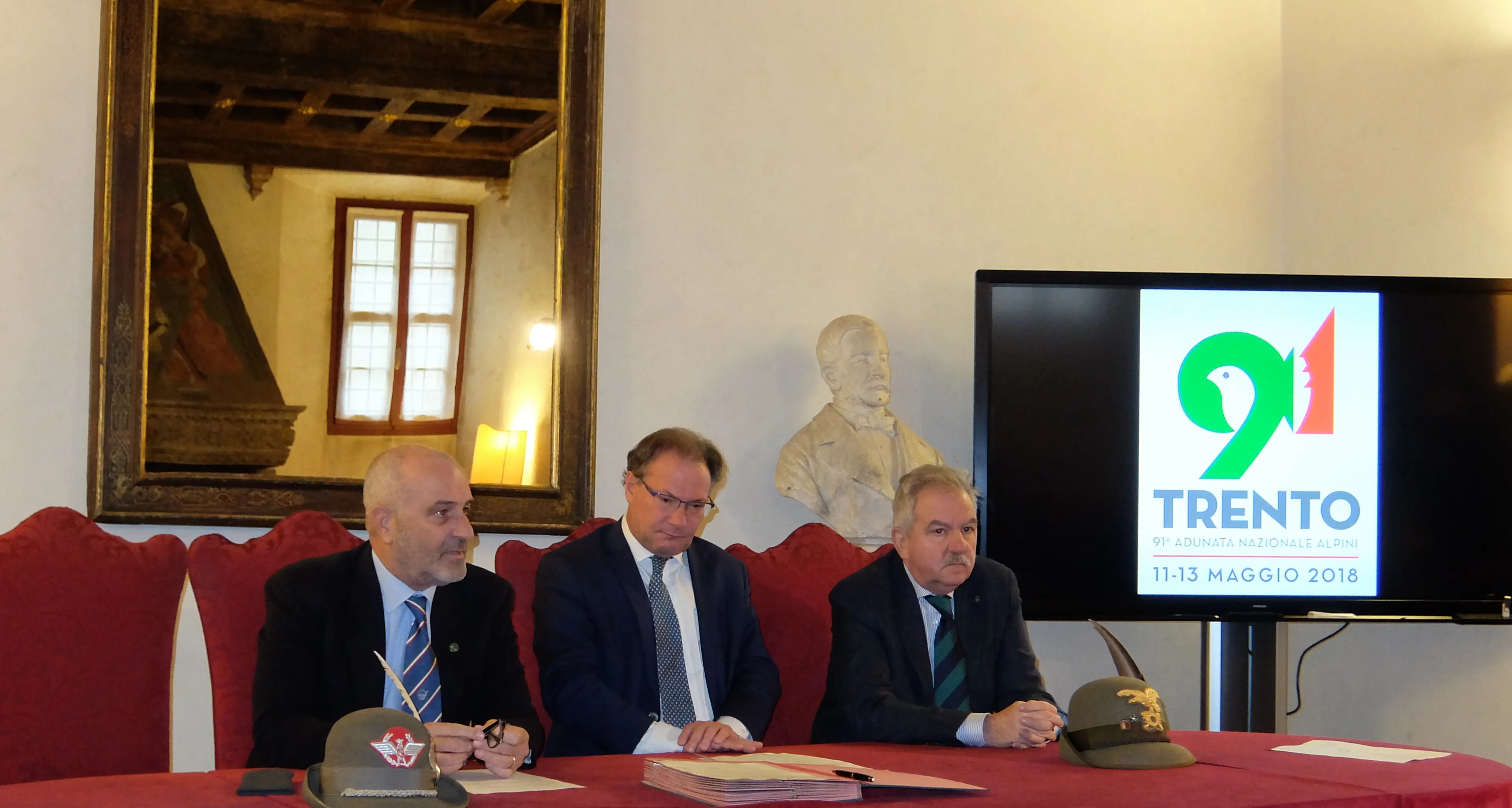Adunata 2018, firmata la convenzione tra Comune e Alpini