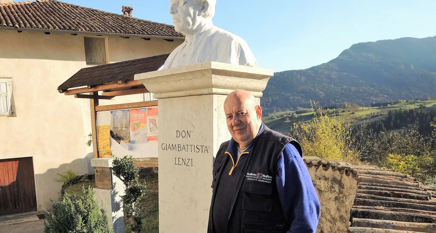 Completato il monumento a don Lenzi