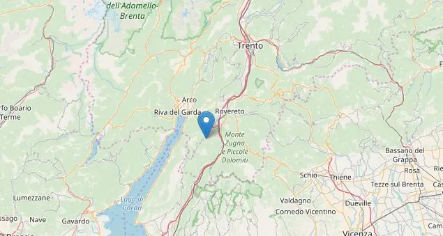 La terra trema: scossa di magnitudo 2.0 a Brentonico