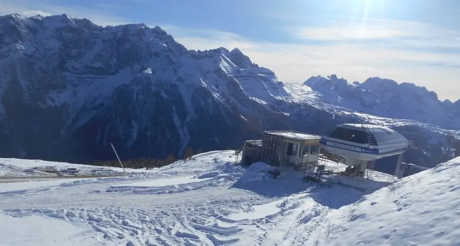 In media Val di Sole le piste di sci aprono il 2 dicembre
