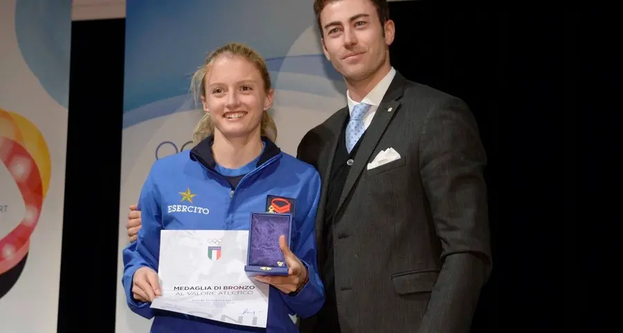 Medaglie del Coni, sfilata a Sanbapolis