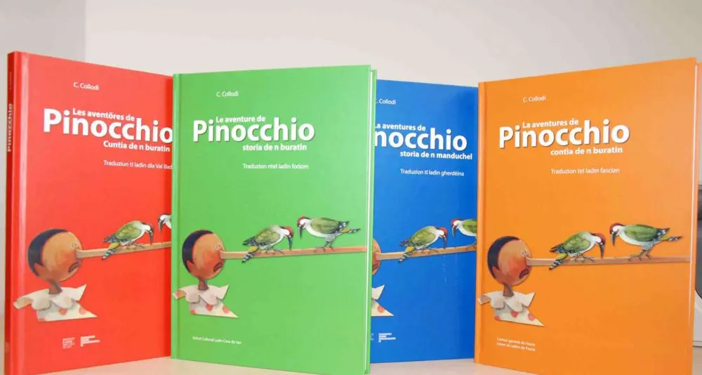 Ades Pinocchio rejona ence ladin!