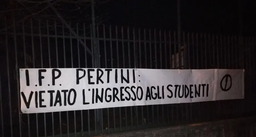 Pertini, il Blocco Studentesco protesta