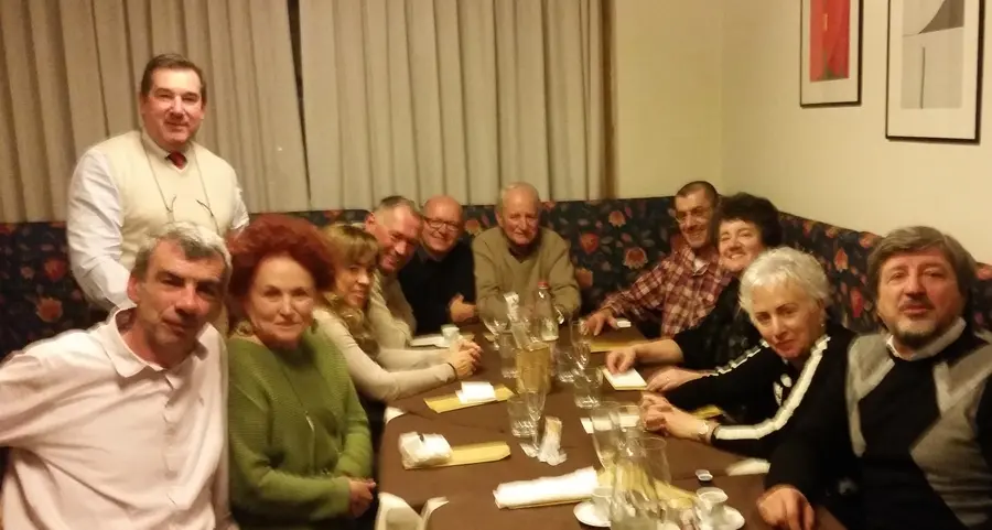 La cena della sezione A del liceo scientifico 1973/78