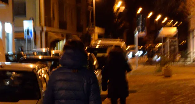 Scippata in via Vittorio Veneto