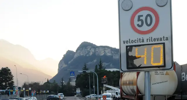 Rilevatori di velocità all’Aquafil