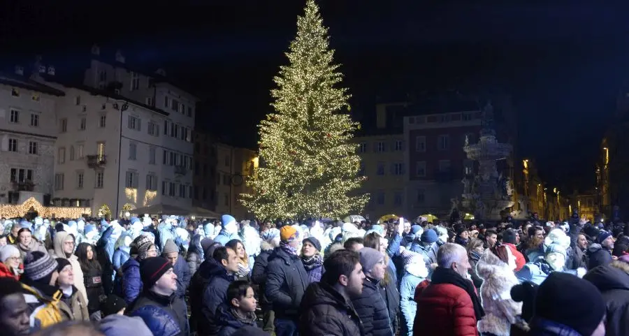 Trento: tutti in piazza Duomo per festeggiare il 2018