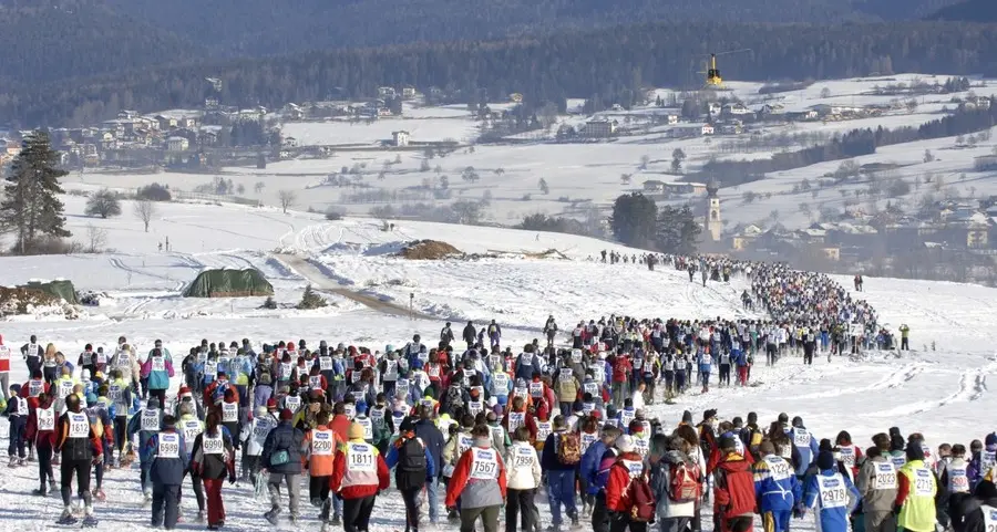 Ciaspolada, neve e campioni non mancano