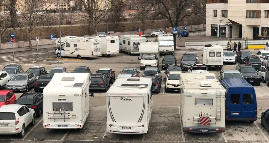 I camper occupano posti auto