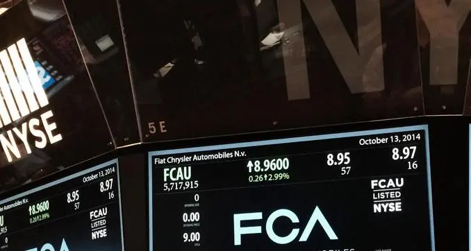 Fca, titolo ai massimi storici a Piazza Affari