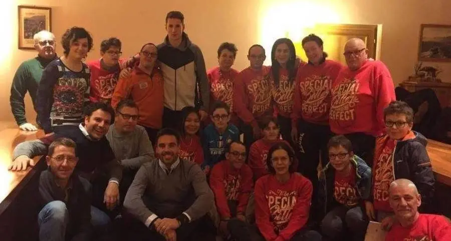 Ville d’Anaunia, Pinamonti incontra i ragazzi speciali