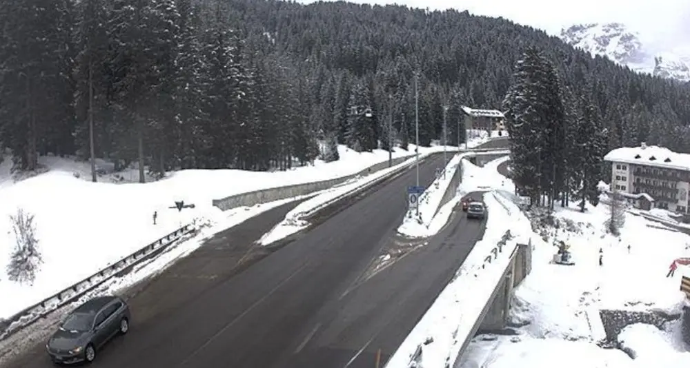 Nevicata a quote basse, ma senza problemi per la viabilità