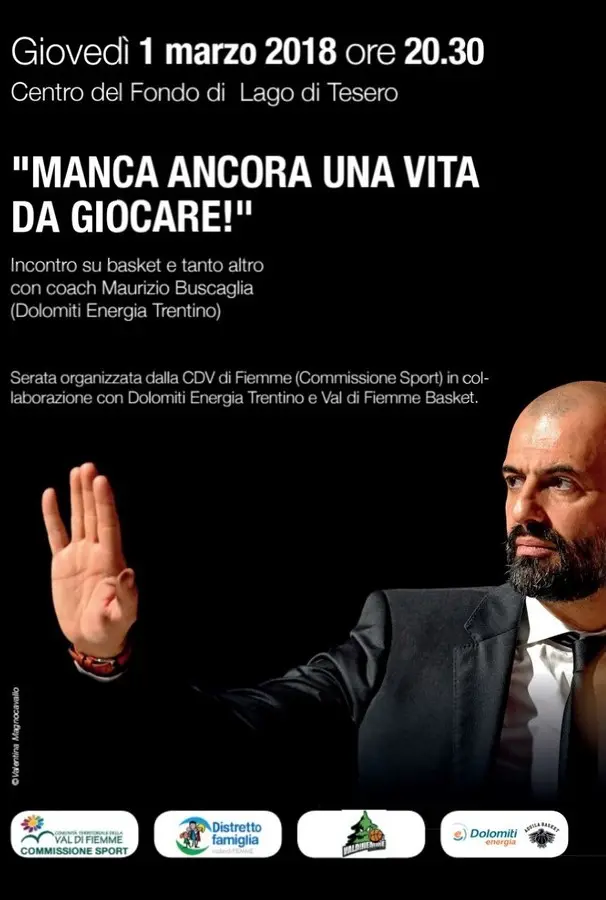 Coach Buscaglia racconta lo sport e lo spirito di squadra