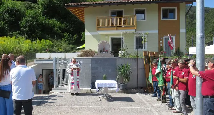 Inaugurato a Roncogno un capitello per i pellegrini