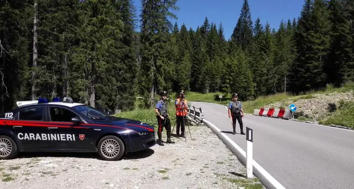 Duecento motociclisti fermati da carabinieri Cavalese