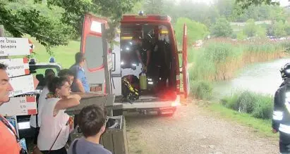 Lavarone, annega sotto gli occhi della moglie