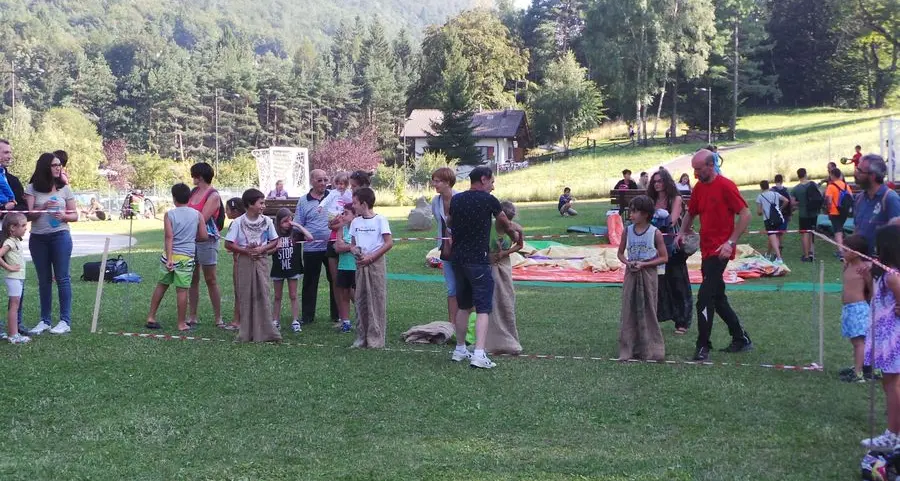 Tanti bambini al laghetto per il “Rebalton”