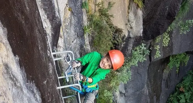 Ferrata Val di Scala un percorso didattico a due passi da casa