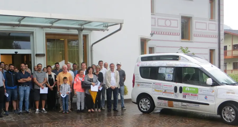 Nuovo Doblò sponsorizzato a disposizione della Apsp