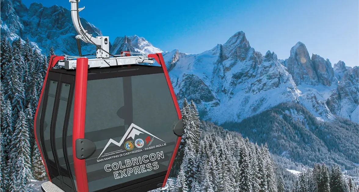 Ecco la nuova Colbricon Express: in 7 minuti porta in quota 2400 persone l'ora