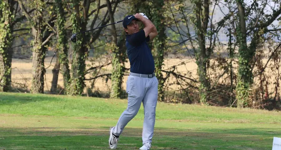 L’asso Francesco Molinari al Golf Club di Sarnonico