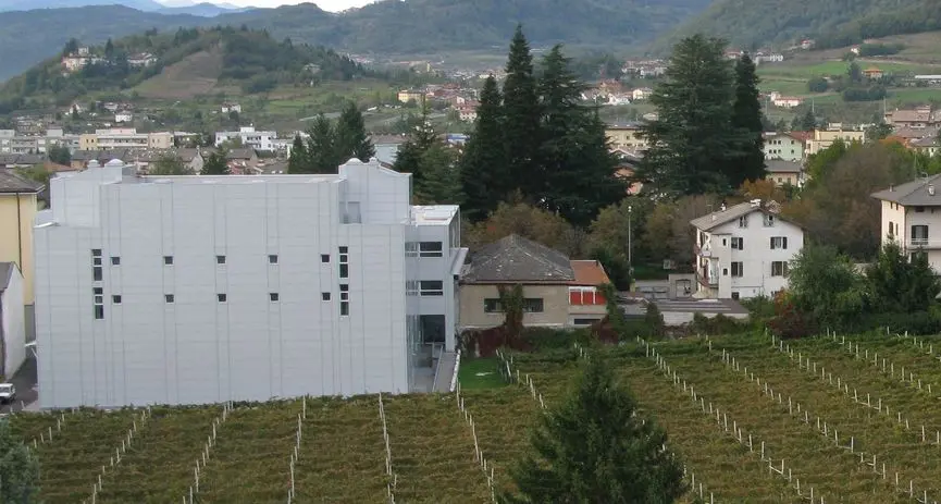 Passaggio carrabile sotto alla biblioteca