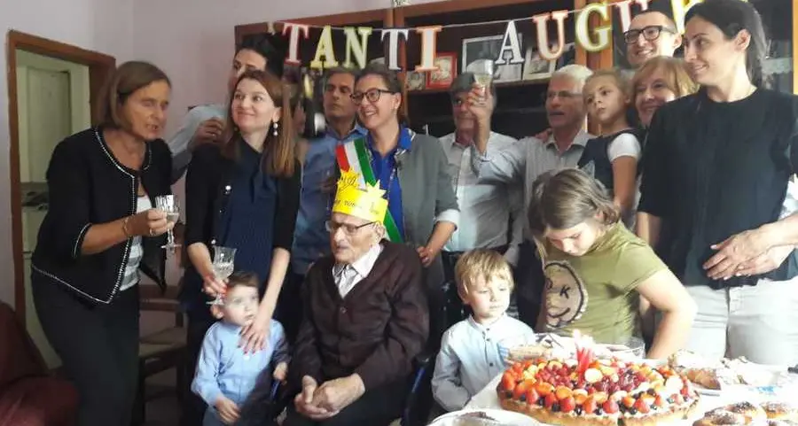 Livio Parolari domani spegne 109 candeline