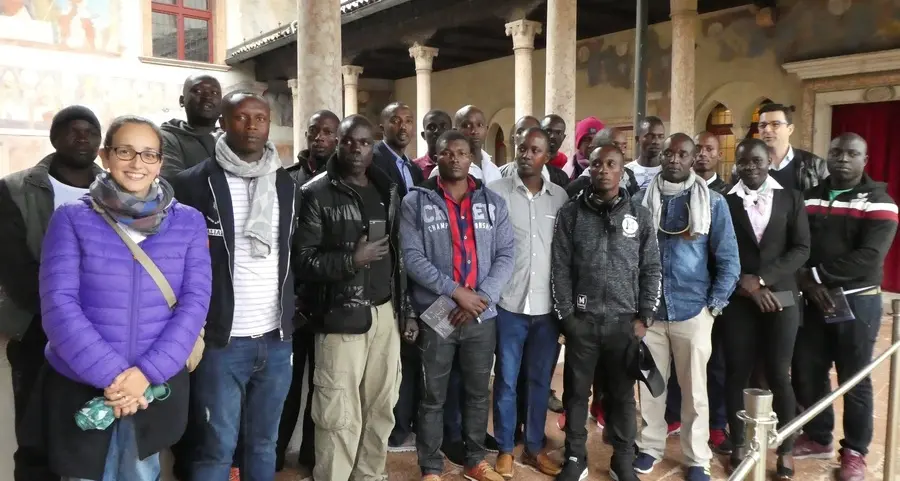 Poliziotti africani in visita a Buonconsiglio