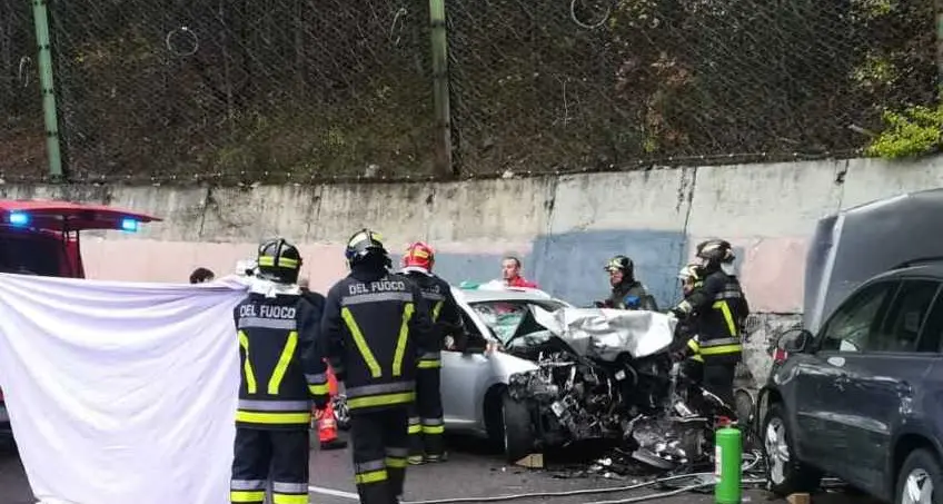Pauroso frontale alle Sarche: cinque feriti