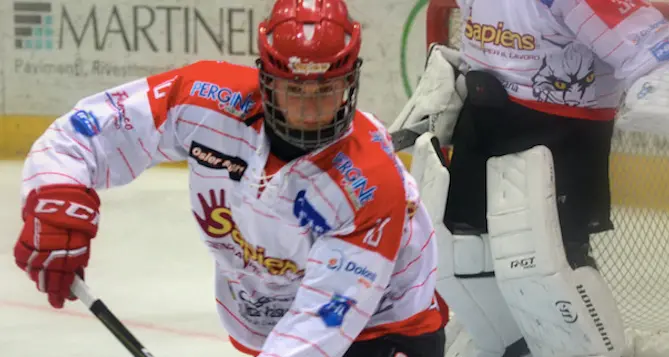 L’Hockey Pergine espugna il ghiaccio di Bressanone