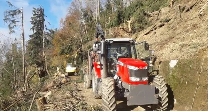 Lavori alle frane tra Vignola e Falesina