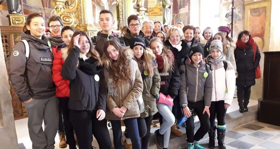 Studenti ciceroni alla chiesetta di S. Nicolò