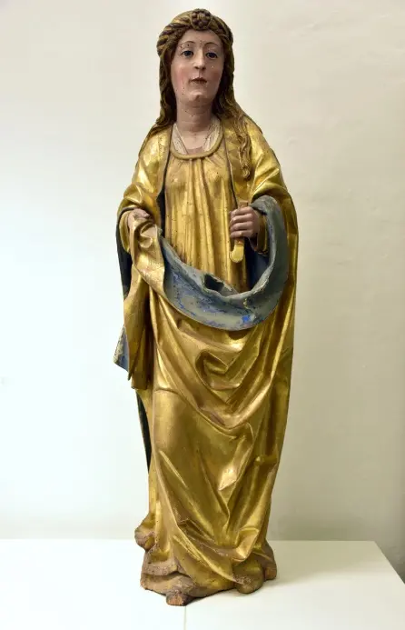 Trento, restituita al Museo Diocesano una statua rubata 34 anni fa a Commezzadura