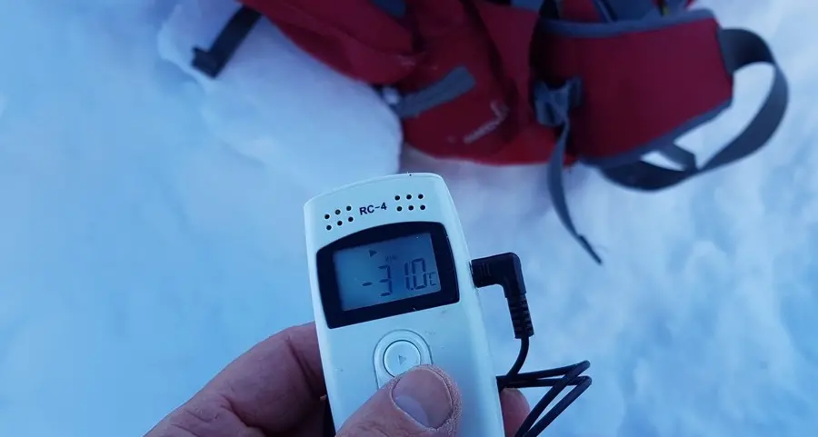 Ad Avalina il freddo non scherza: venerdì mattina -31°