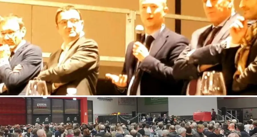 Festa per i nuovi eletti con 500 invitati
