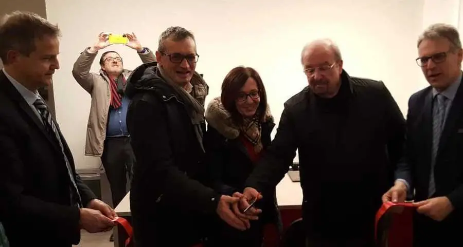 Festa per la riapertura della filiale della Rurale