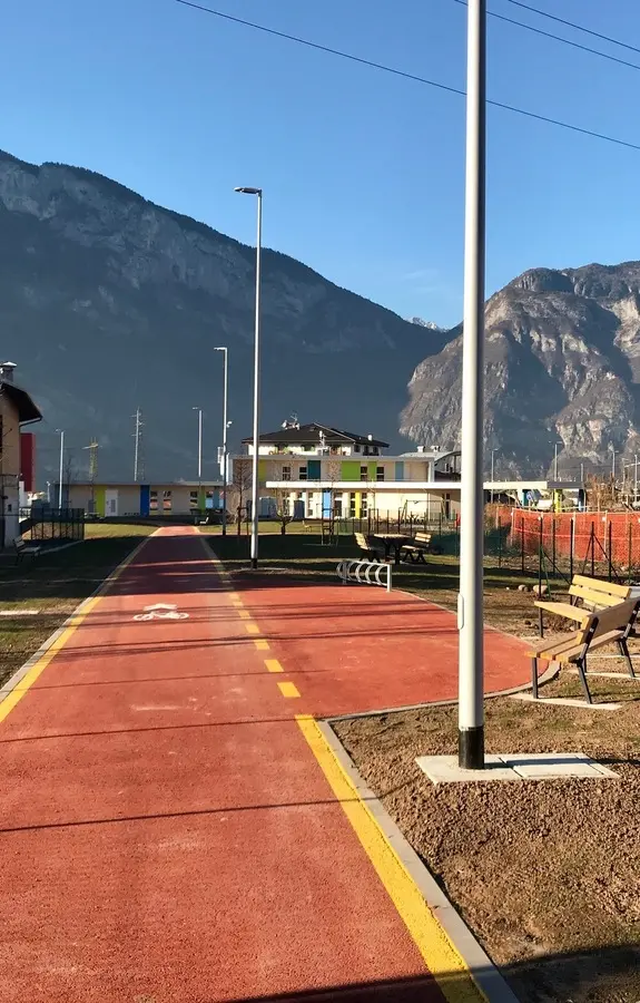 Lavis, aperti il parco giochi e l’ultimo tratto di ciclabile