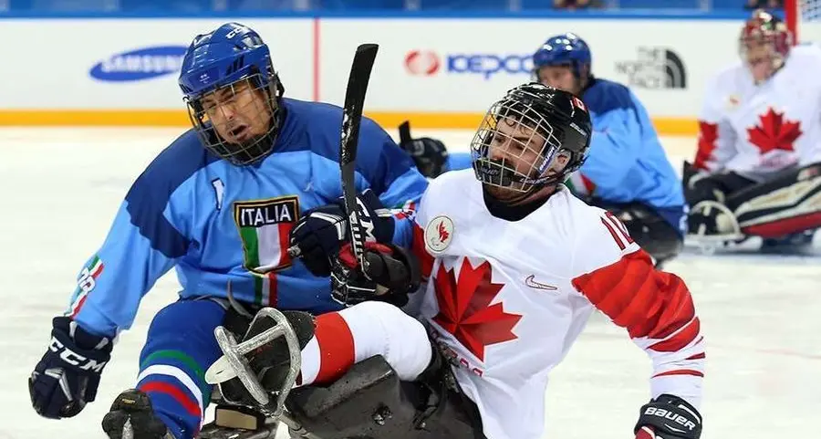 La Nazionale di ice sledge hockey a Vigolo