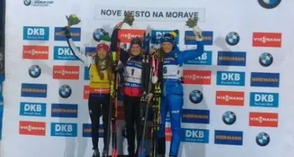 Dorothea Wierer ancora sul podio, seconda nella pursuit di Nove Mesto